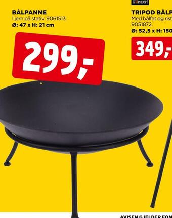 jem & fix Bålpanne tilbud