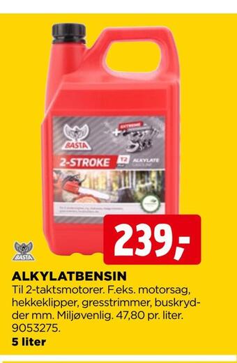 jem & fix Alkylatbensin tilbud