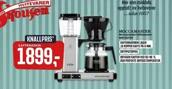 Skousen Moccamaster kaffemaskin tilbud