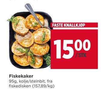 Meny Fiskekaker tilbud