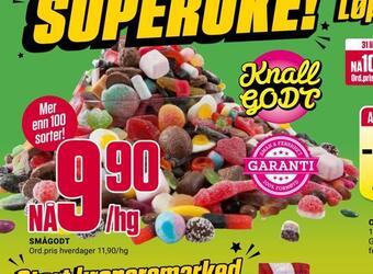 Europris Smågodt tilbud