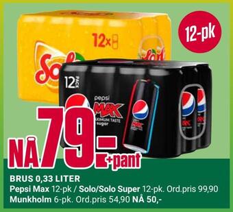 Europris Brus 0,33 liter tilbud