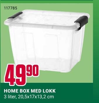Europris Home box med lokk tilbud