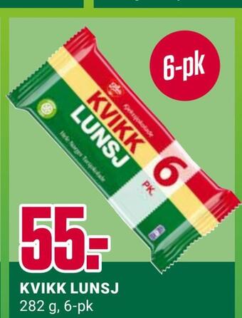 Europris Kvikk lunsj tilbud