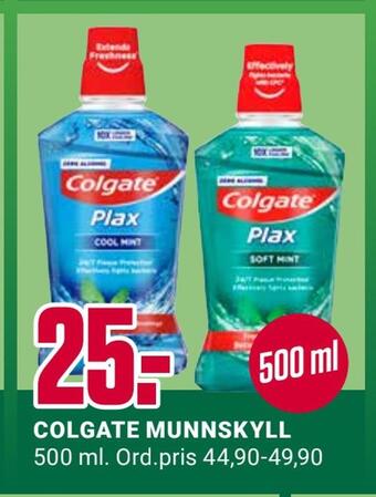Europris Colgate munnskyll tilbud
