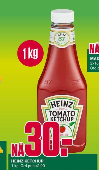 Europris Heinz ketchup tilbud