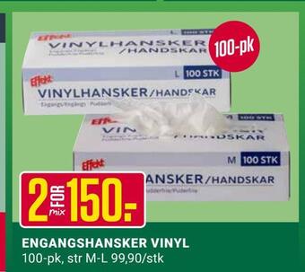 Europris Engangshansker vinyl tilbud