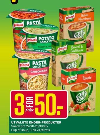 Europris Utvalgte knorr-produkter tilbud