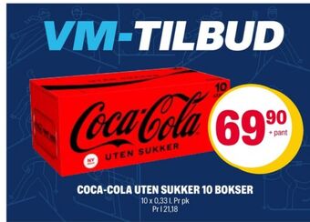 Coop Extra Coca-cola zero brus tilbud