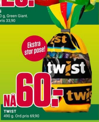 Europris Twist konfekt tilbud
