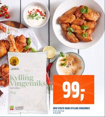 Coop Obs Den stolte hane kyllingvinger tilbud