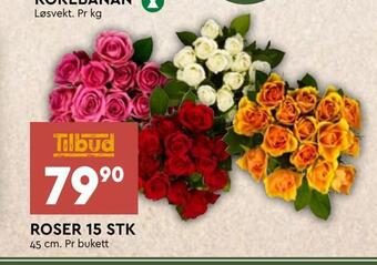 Coop Mega Roser 15 stk tilbud