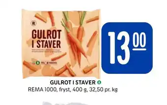 Rema 1000 Gulrot i staver tilbud