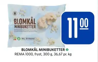 Rema 1000 Blomkål minibuketter tilbud