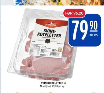 Rema 1000 Svinekoteletter tilbud