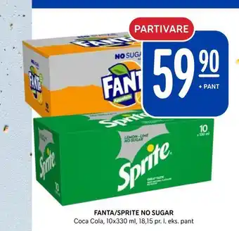 Rema 1000 Fanta/sprite no sugar tilbud