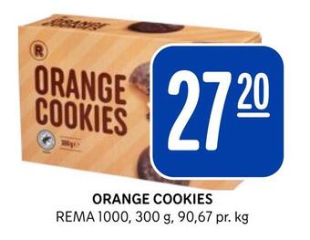 Rema 1000 Orange cookies tilbud