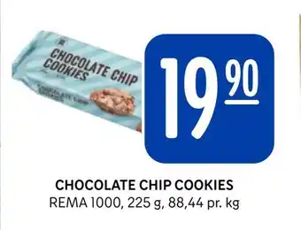 Rema 1000 Chocolate chip cookies tilbud