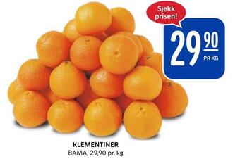 Rema 1000 Klementiner tilbud