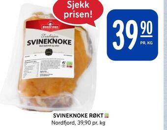 Rema 1000 Svineknoke røkt tilbud