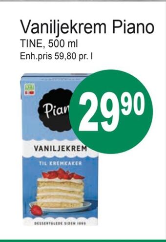 Joker Vaniljekrem piano tilbud