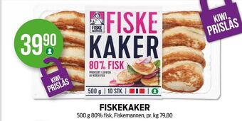 Kiwi Fiskemannen fiskekaker tilbud