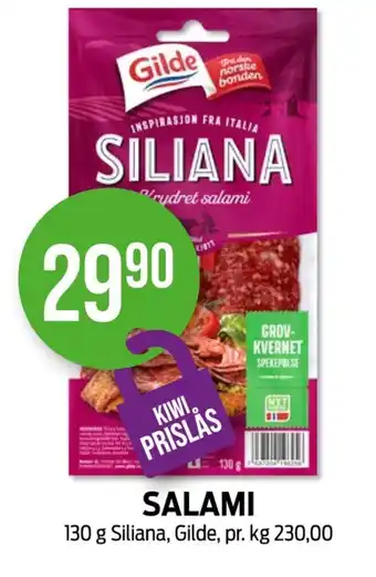 Kiwi Gilde salami tilbud