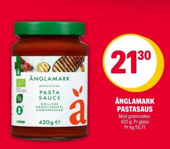 Coop Extra Änglamark pastasaus tilbud