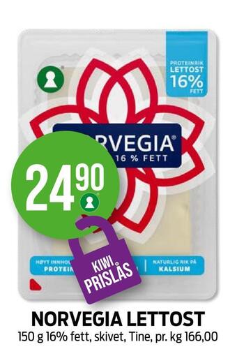 Kiwi Norvegia lettost tilbud