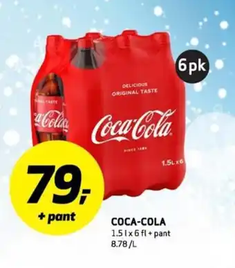 Bunnpris Coca-Cola 1.5 l tilbud