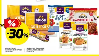 Bunnpris Prior Grillpølser, Kalkunkorv Og Wienerpølse tilbud