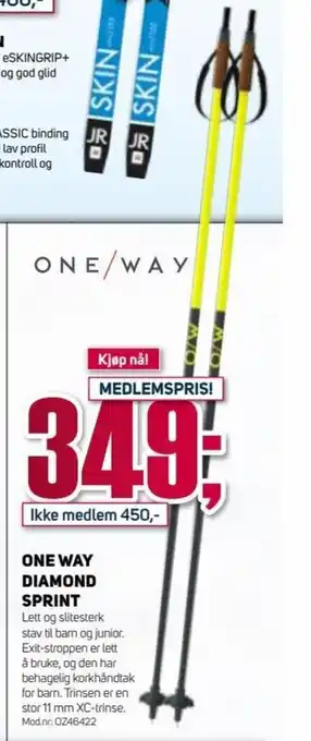 Sport 1 One Way Diamond Sprint tilbud