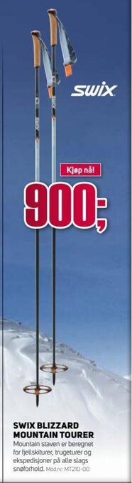 Sport 1 Swix Blizzard Mountain Tourer tilbud