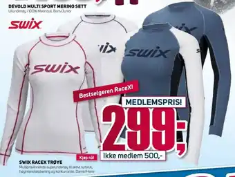 Sport 1 Swix Racex Trøye tilbud