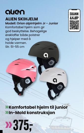 Sport Outlet Alien skihjelm tilbud