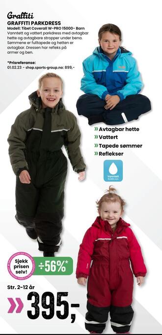 Sport Outlet Graffiti parkdress tilbud