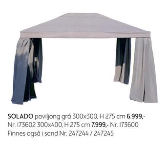 Bohus Solado paviljong tilbud