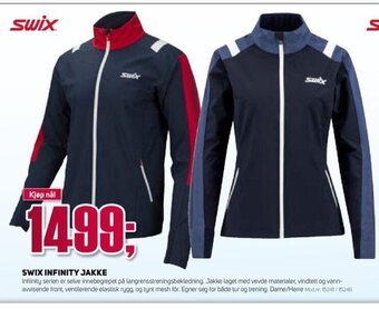 Sport 1 Swix Infinity Jakke tilbud