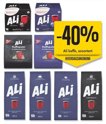 CC Mat Ali Kaffe, Assortert tilbud