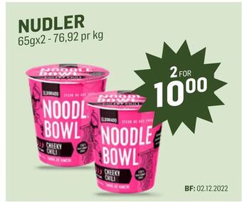 Holdbart Nudler tilbud