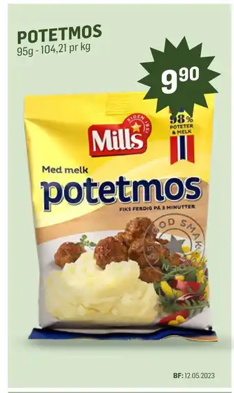 Holdbart Potetmos tilbud