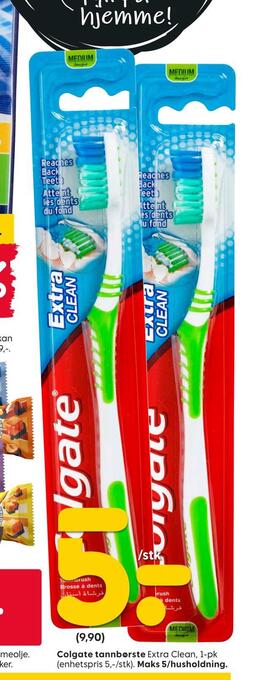 Rusta Colgate tannbørste tilbud