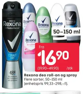 Rusta Rexona men deodorant spray tilbud