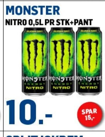 Price Lagerbutikk Monster tilbud
