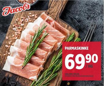 Jacobs Parmaskinke tilbud