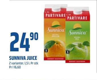 Coop Obs Sunniva juice tilbud