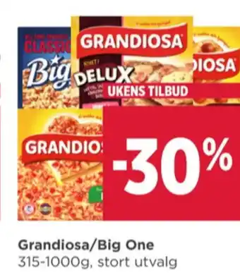 Meny Grandiosa tilbud