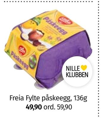 Nille Freia fylte påskeegg tilbud