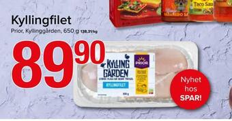 Spar Kyllingfilet tilbud