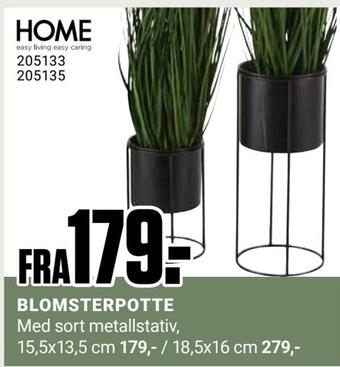 Europris Blomsterpotte tilbud